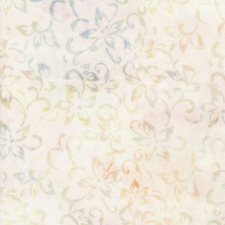 Blooming Fields - Jasmine - Cream - Tonga - Floral - Batik - Timeless Treasures