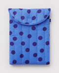 Blue Polka Dot Puffy Laptop Sleeve 16" | BAGGU | Puffy Laptop Sleeve 16"
