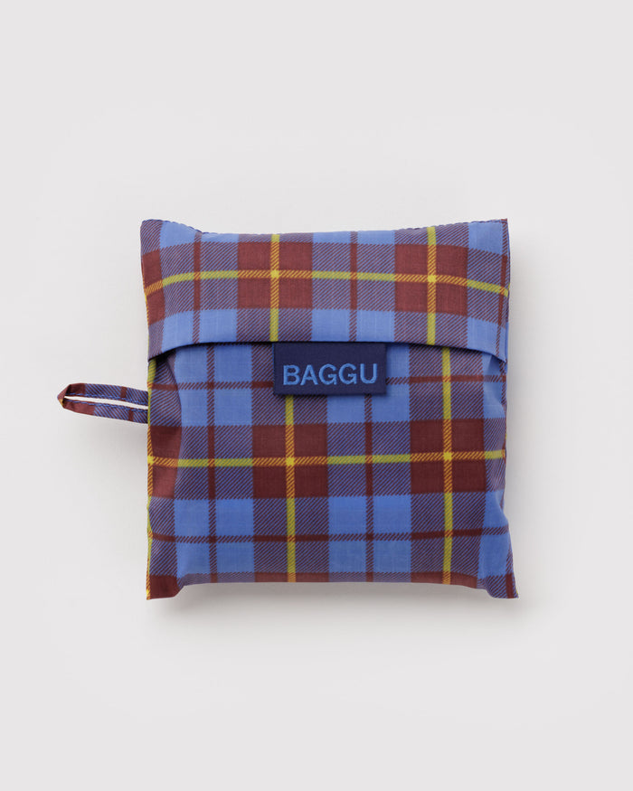 Blue Tartan Standard BAGGU | BAGGU | Standard BAGGU