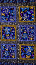 Blueberry Skies Black Metallic - Y1177-3M   Blueberry Jam Fossil Fern
