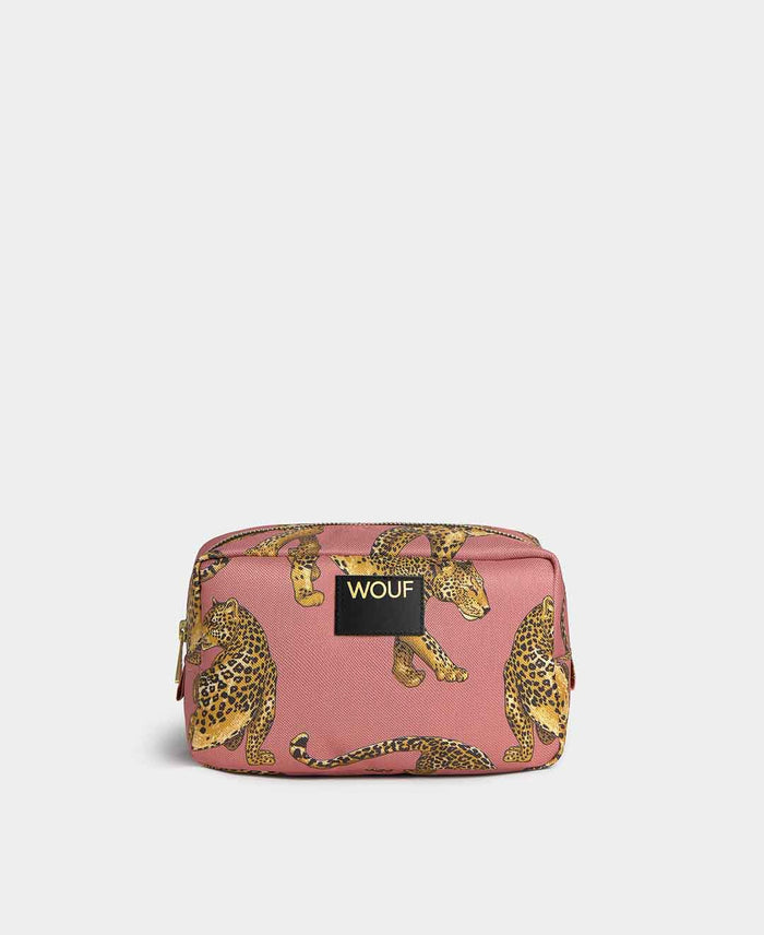 Blush Leopard Toiletry Bag | WOUF | Toiletry Bag