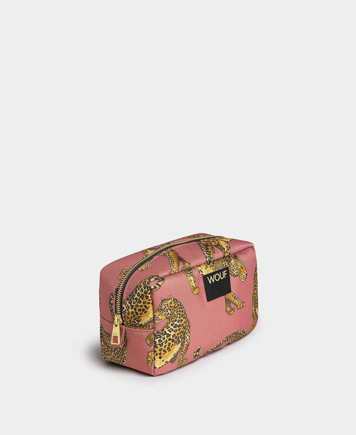 Blush Leopard Toiletry Bag | WOUF | Toiletry Bag