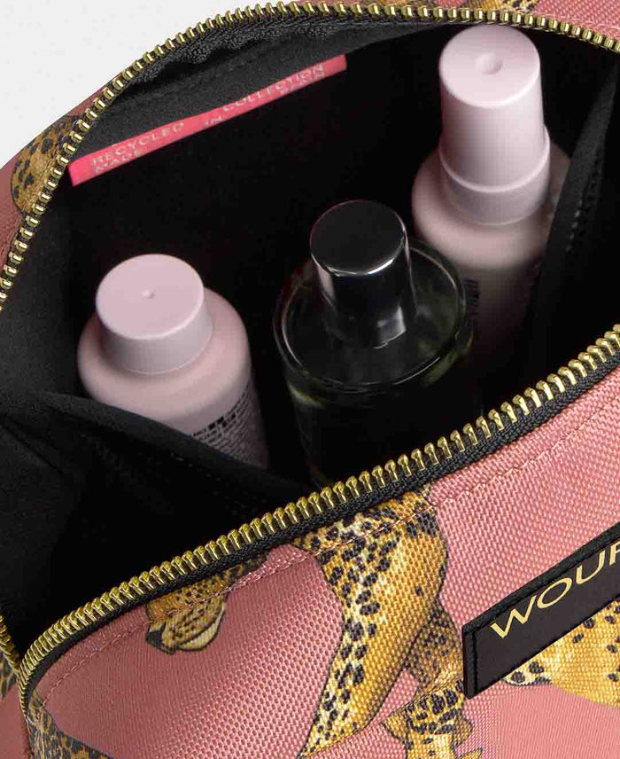 Blush Leopard Toiletry Bag | WOUF | Toiletry Bag