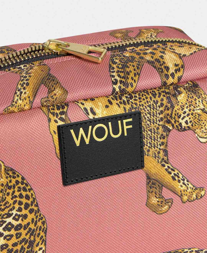 Blush Leopard Toiletry Bag | WOUF | Toiletry Bag