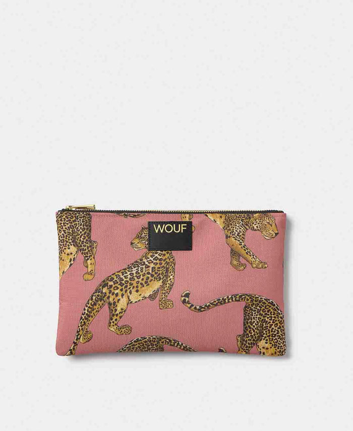 Blush Leopard XL Pouch Bag | WOUF | XL Pouch Bag