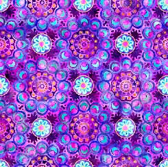 Bohemian Dreams  - 29017-V - Circle Medallion- Purple