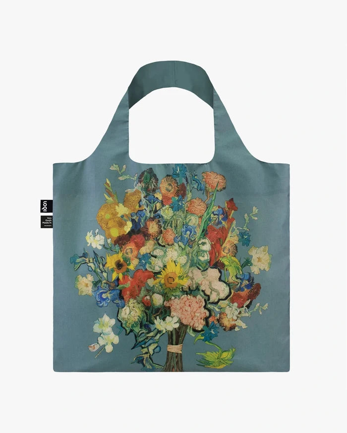 Bouquet Blue by Vincent Van Gogh Recycled Bag | LOQI | Recycled Bag