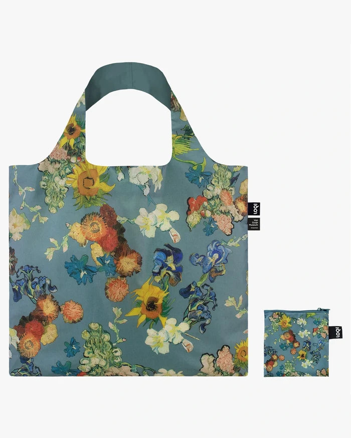 Bouquet Blue by Vincent Van Gogh Recycled Bag | LOQI | Recycled Bag