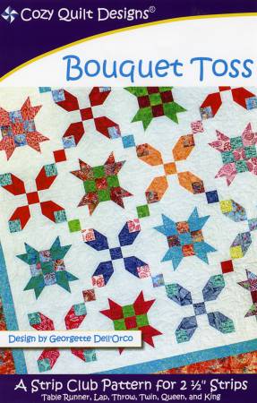 Bouquet Toss  - Pattern - Cozy Quilt Designs - Cqd01118