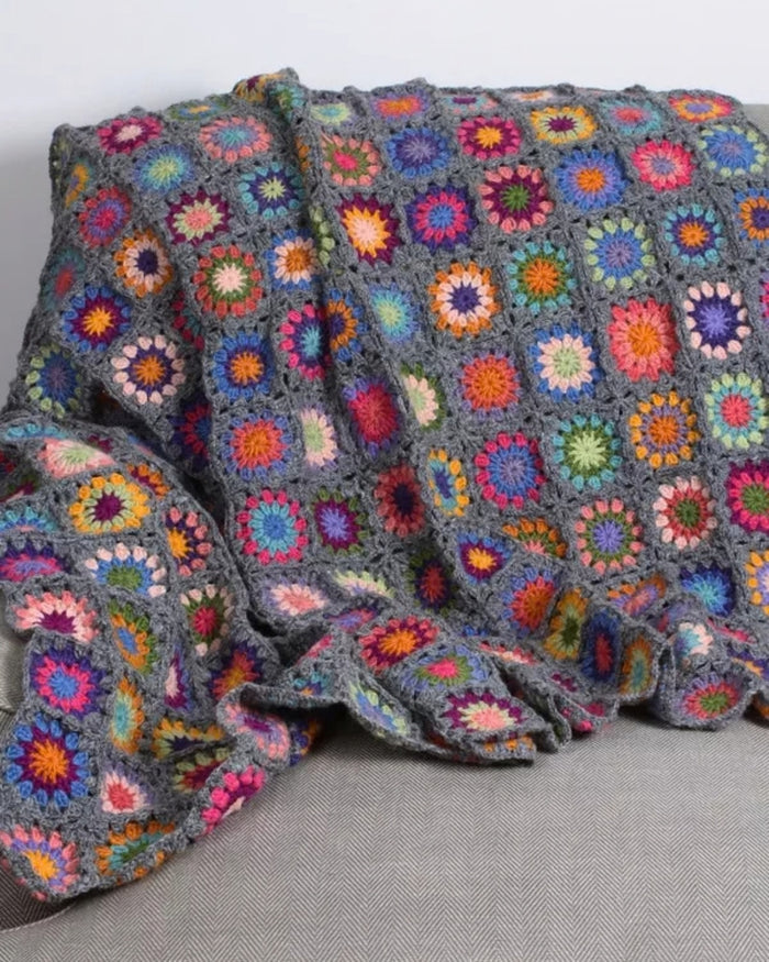 Bright Woodstock Throw Pachamama