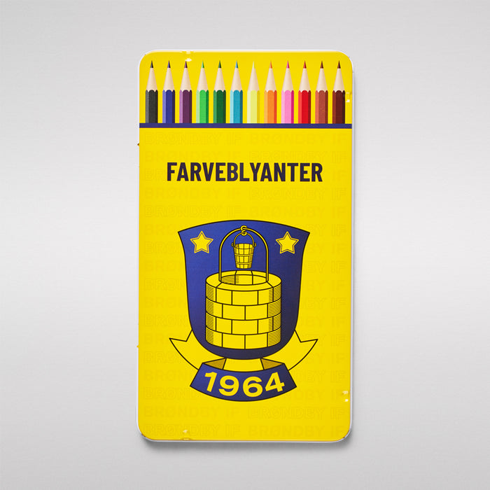 Brøndby Farveblyanter 12 stk.