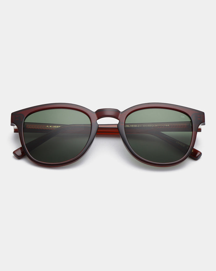 Brown Transparent Bate Sunglasses