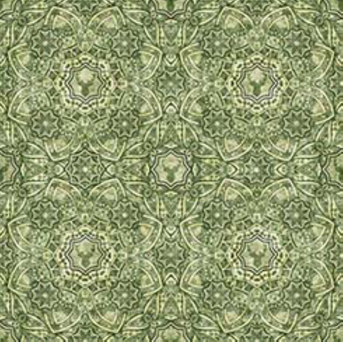 Buck Wild - 30807H - Olive - Decorative Geo  - Qt Fabrics