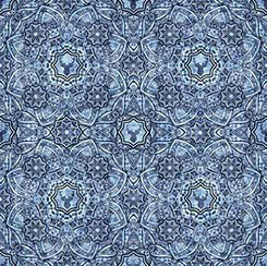 Buck Wild -  Blue -Decorative Geo - 30807B- Qt Fabrics