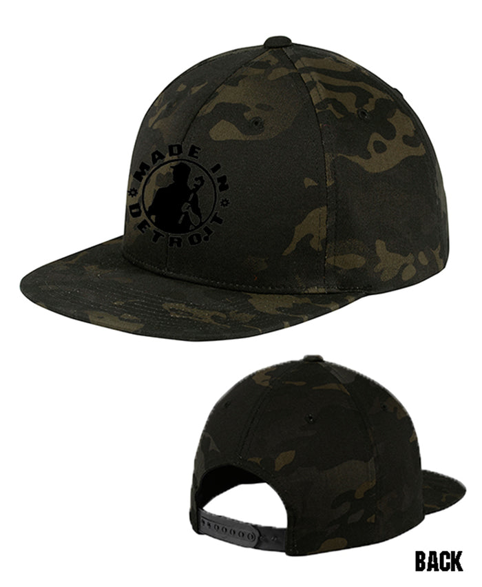 Camo Flatbill Snapback