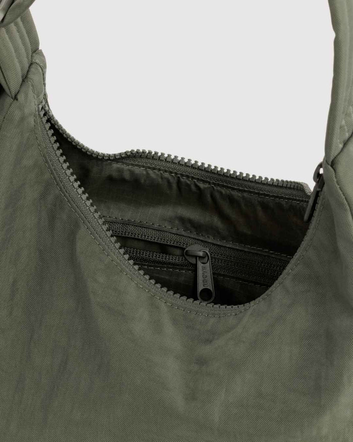 Caper Mini Nylon Shoulder Bag | BAGGU | Mini Nylon Shoulder Bag