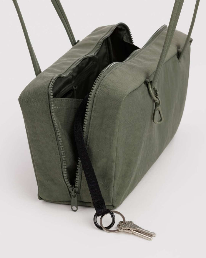 Caper Nylon Bowler Bag | BAGGU | Nylon Bowler Bag