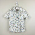 Caribbean Joe Kids Short Sleeve Collared Beach Shirt S 5/6