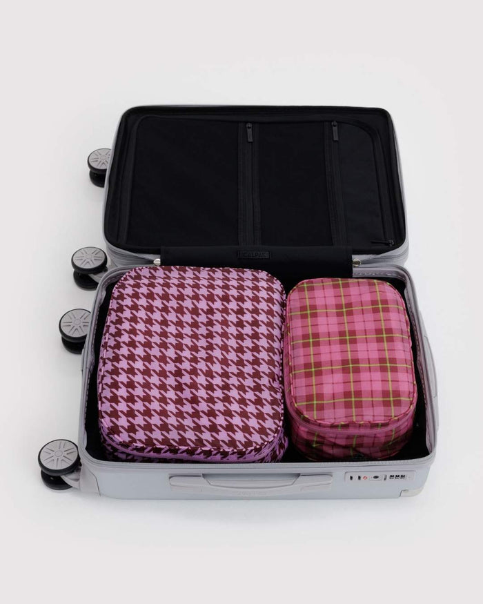 Check Mix Packing Cube Set | BAGGU | Packing Cube Set