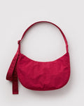 Cherry Medium Nylon Crescent Bag | BAGGU | Medium Nylon Crescent Bag