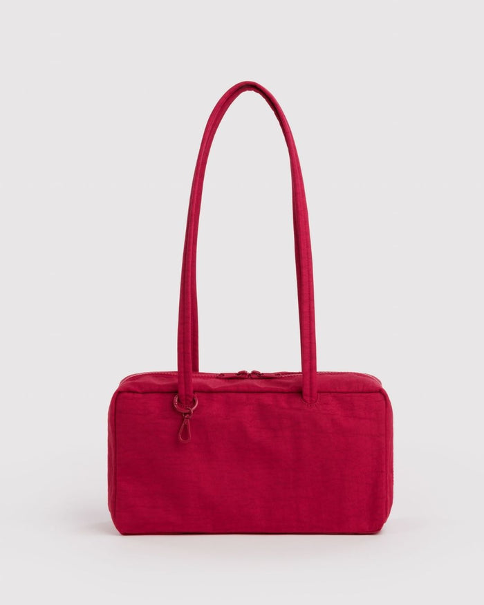 Cherry Nylon Bowler Bag | BAGGU | Nylon Bowler Bag