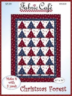 Christmas Forest -  3 Yard Quilt Pattern - Fabric Cafe
