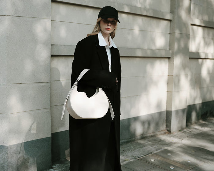 Cloud Cream Mila Waterproof Shoulder Bag