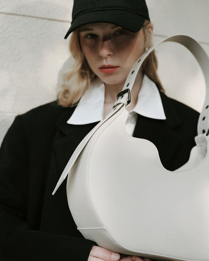Cloud Cream Mila Waterproof Shoulder Bag