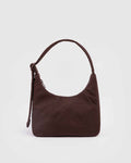 Coffee Mini Nylon Shoulder Bag | BAGGU | Mini Nylon Shoulder Bag
