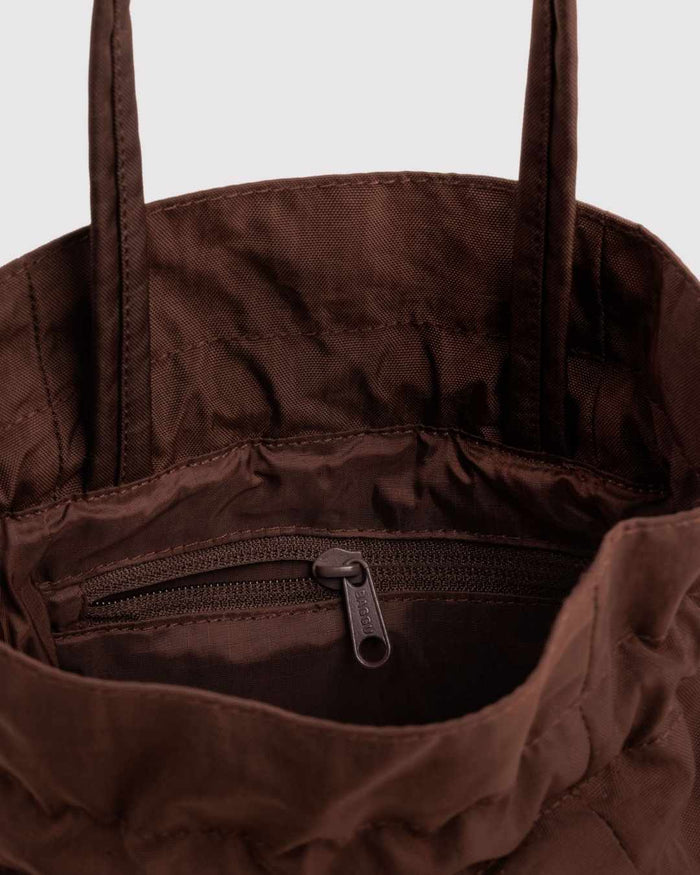 Coffee Nylon Drawstring Bag | BAGGU | Nylon Drawstring Bag
