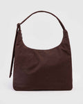 Coffee Nylon Shoulder Bag | BAGGU | Nylon Shoulder Bag