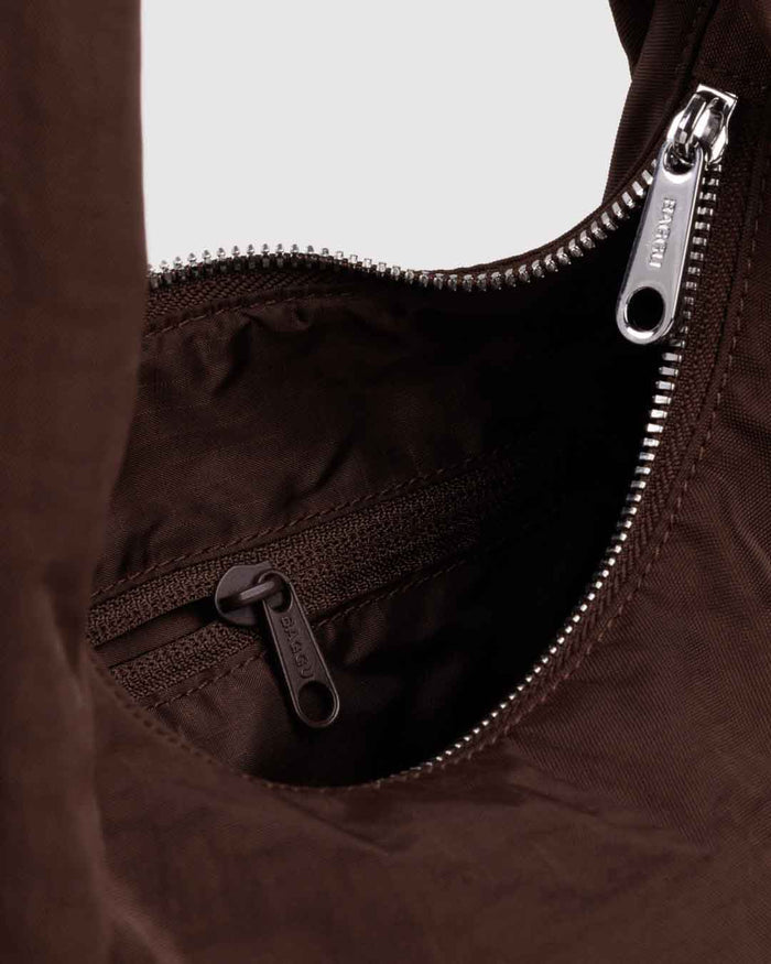 Coffee Small Nylon Meringue Bag | BAGGU | Small Nylon Meringue Bag