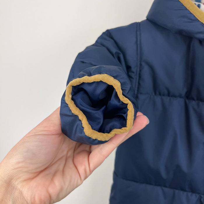Columbia Infant Snuggly Bunny Down Bunting Snow Suit Navy Blue 12-18 Months