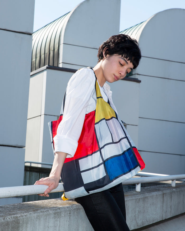 Composition by Mondrian Recycled Bag | LOQI | Recycled Bag