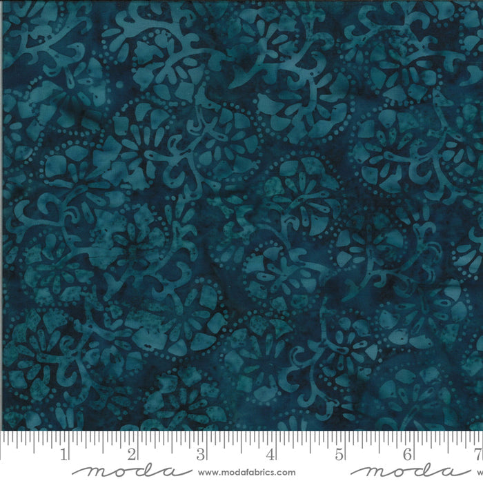 Confection -  Blue Raspberry - Black/Blue - Floral - Moda - 27310 83