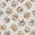 Cotton Tails - Cream Mushrooms - 30081-K - Qt Fabrics
