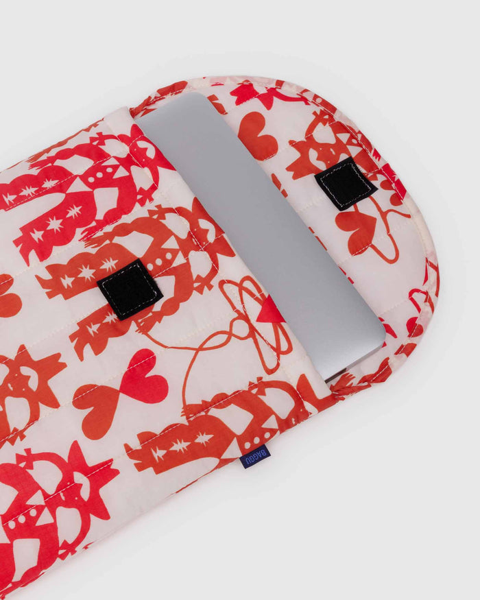 Cowgirl puffy laptop sleeve 16" | BAGGU | Puffy Laptop Sleeve 16"