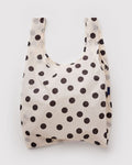 Cream and Black Polka Dot Standard BAGGU | BAGGU | Standard BAGGU