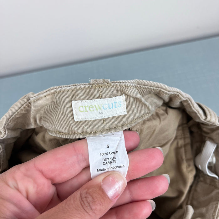 Crewcuts Boys Khaki Chino Shorts 5T