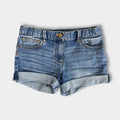 Crewcuts Cuffed Medium Wash Denim Cowgirl Shorts 10