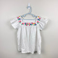Crewcuts Everyday Embroidered Flutter Sleeve Top 8