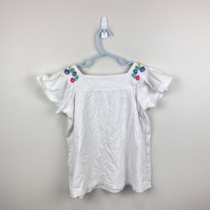 Crewcuts Everyday Embroidered Flutter Sleeve Top 8