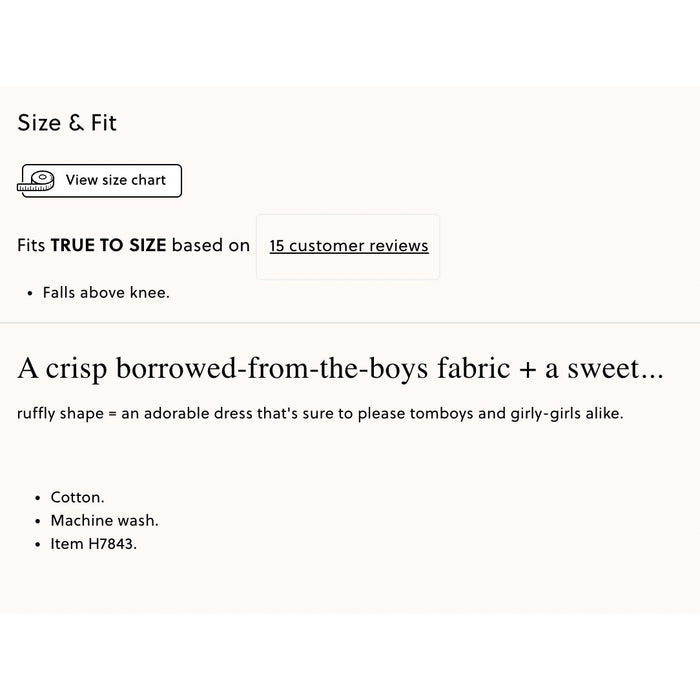 Crewcuts Girls' Ruffle Dress in Blue Shirting Stripe 10