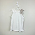 Crewcuts Girls White Metallic Bow Tank Top 10