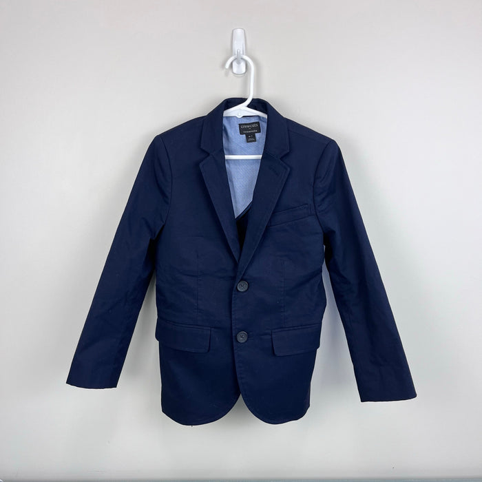 Crewcuts Thompson Navy Blue Suit Jacket 6-7