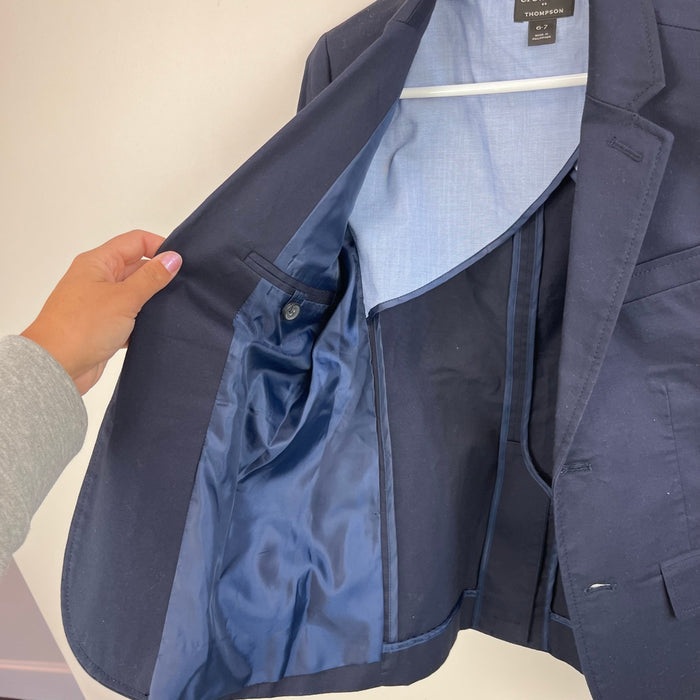 Crewcuts Thompson Navy Blue Suit Jacket 6-7