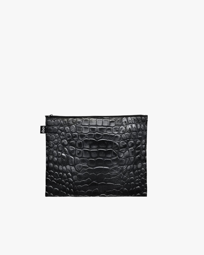 Crocodile Recycled Zip Pockets | LOQI | Zip Pockets
