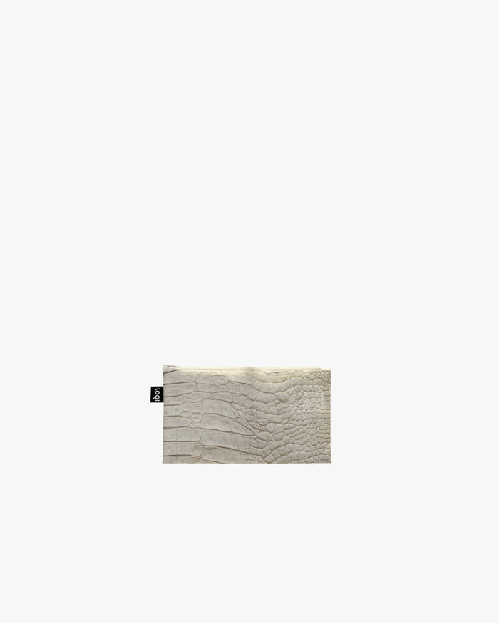 Crocodile Recycled Zip Pockets | LOQI | Zip Pockets
