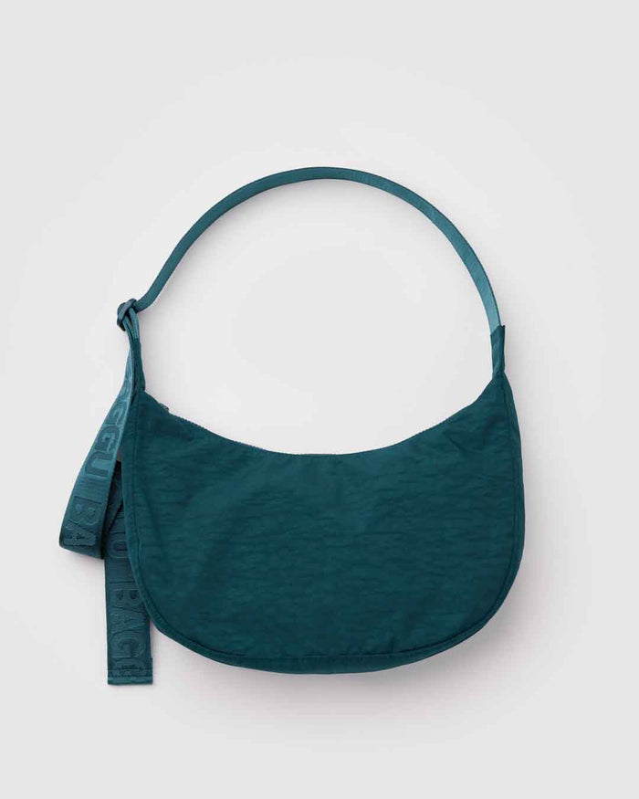 Deep Sea Medium Nylon Crescent Bag | BAGGU | Medium Nylon Crescent Bag