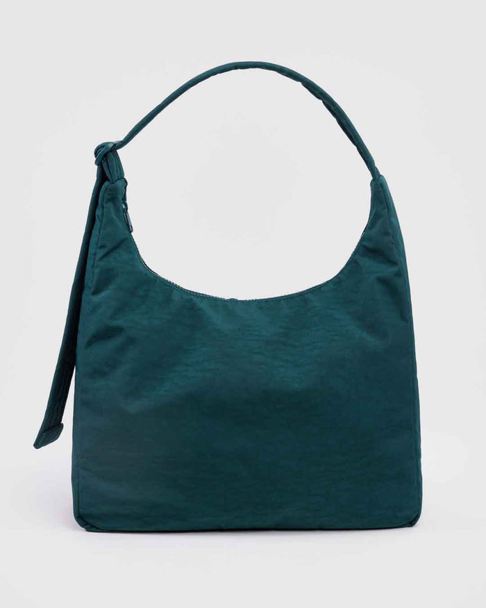 Deep Sea Nylon Shoulder Bag | BAGGU | Nylon Shoulder Bag